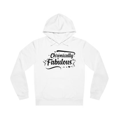 Chronically Fabulous, Unisex Organic Drummer Hoodie, Printed