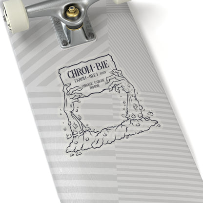 Chrombie, Sticker (Black)