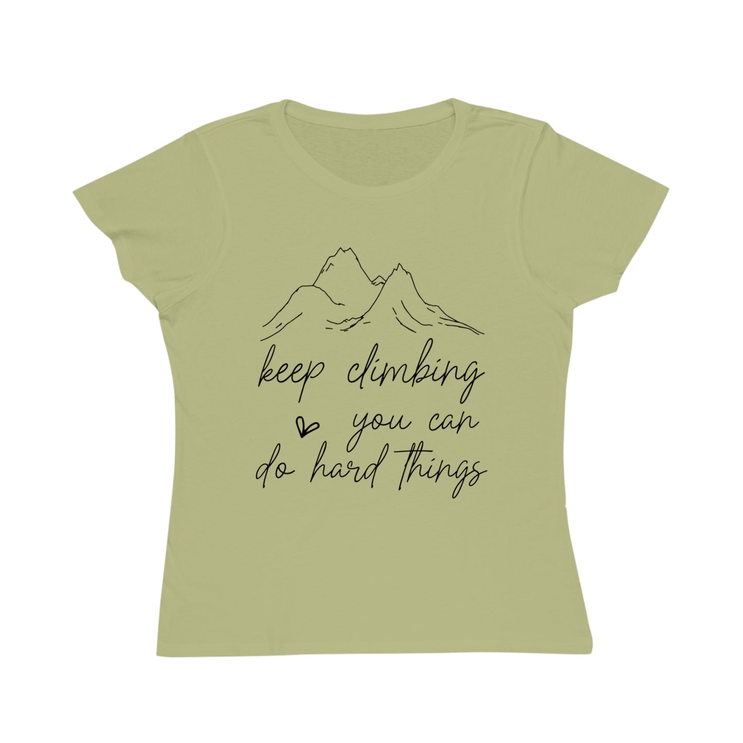 Keep Climbing, Organic Women's Classic T-Shirt, Printed