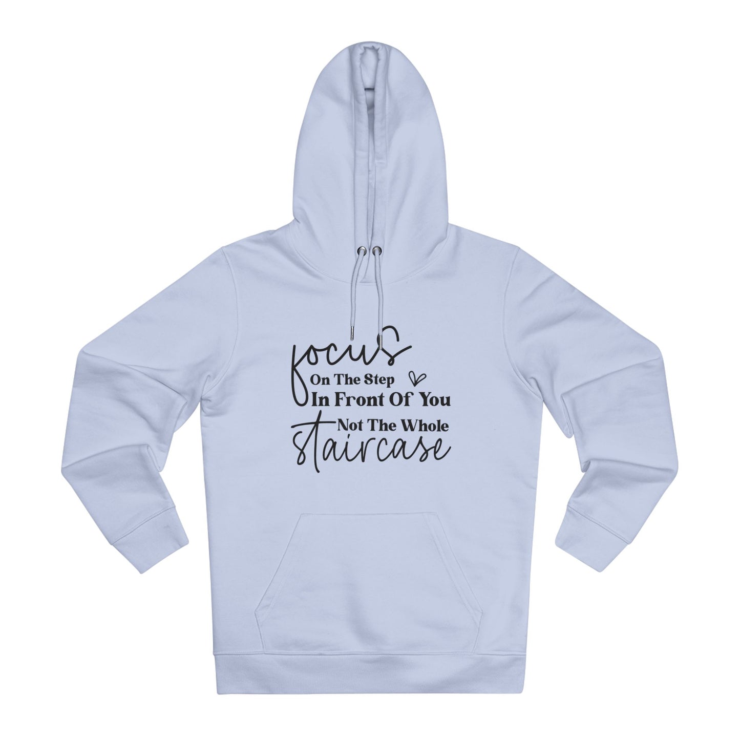 Focus On the Step in Front of You in Pastel Aesthetic | Unisex Heavy Blend Organic Hoodie Sweatshirt