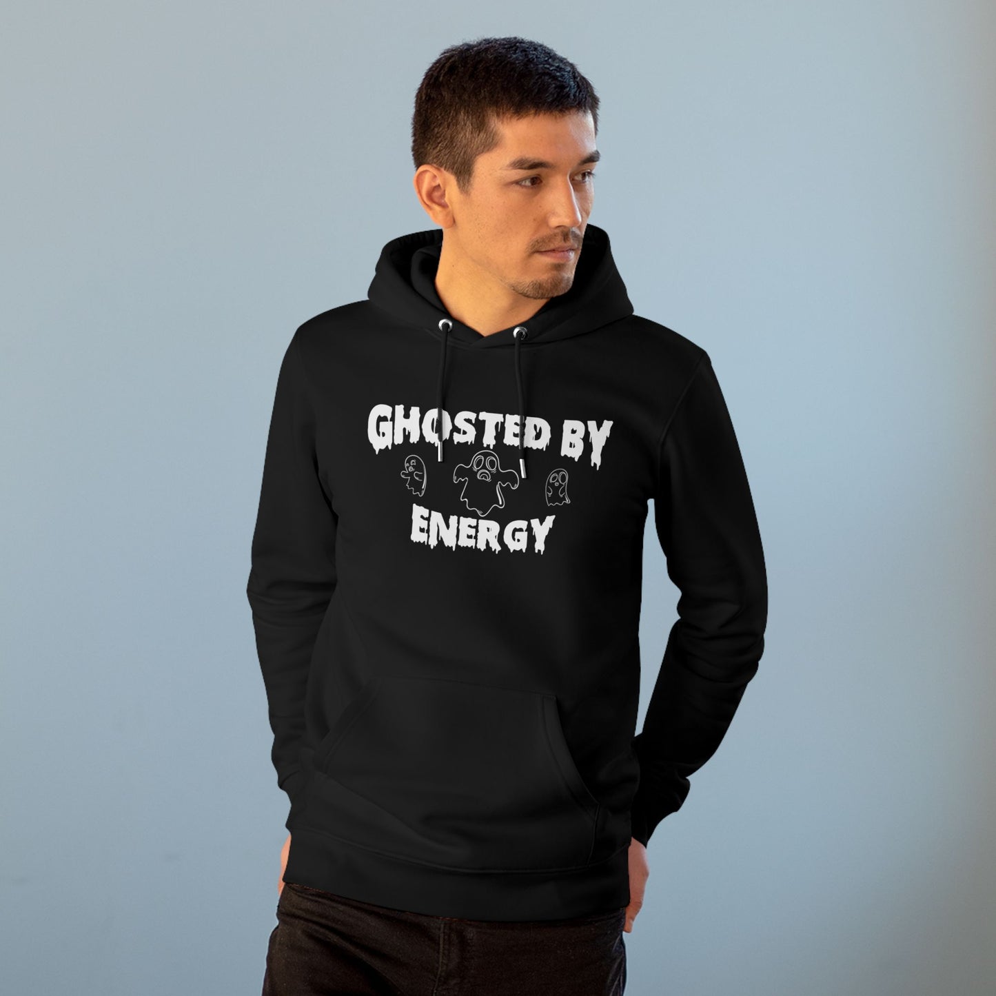 Ghosted by Energy with Spooky Ghosts | Unisex Heavy Blend Organic Hoodie Sweatshirt