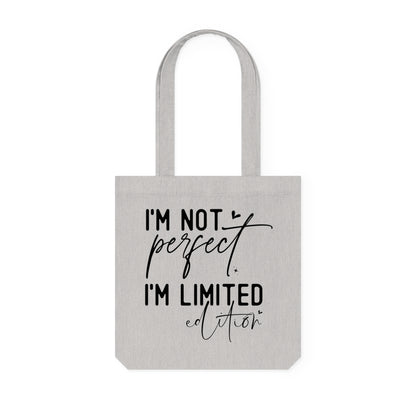 I'm Not Perfect, Organic Tote, Printed