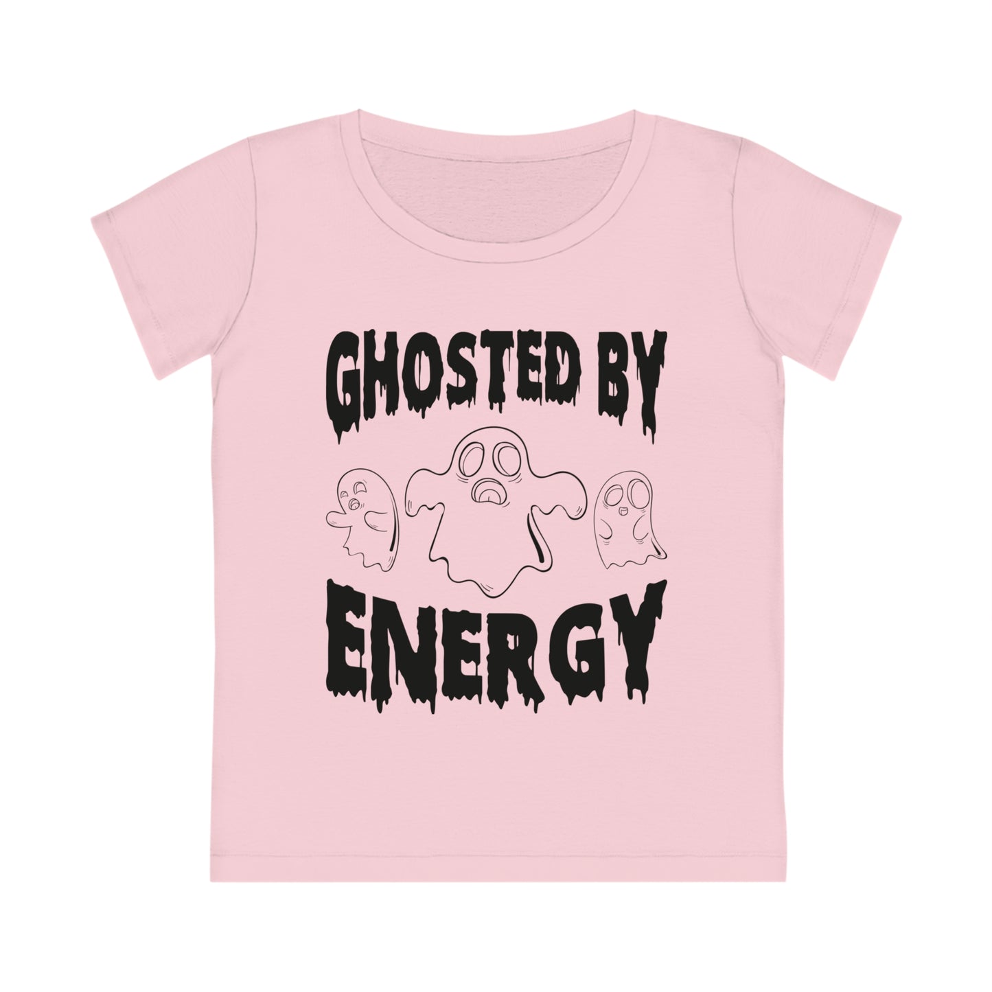 Ghosted by Energy with Spooky Ghosts, Women's Jazzer T-shirt (Light), Printed