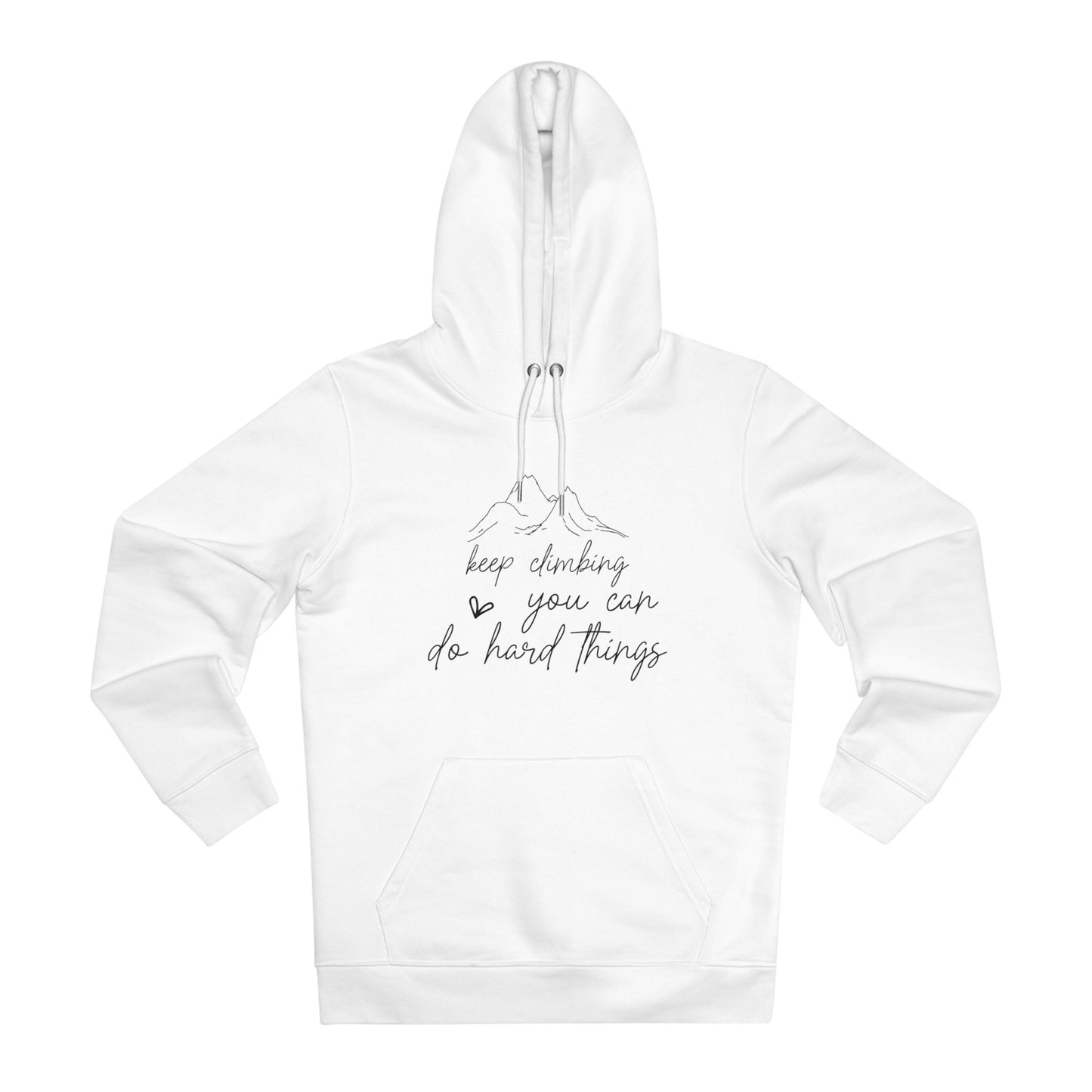 Keep Climbing in Pastel Aesthetic | Unisex Heavy Blend Organic Hoodie Sweatshirt