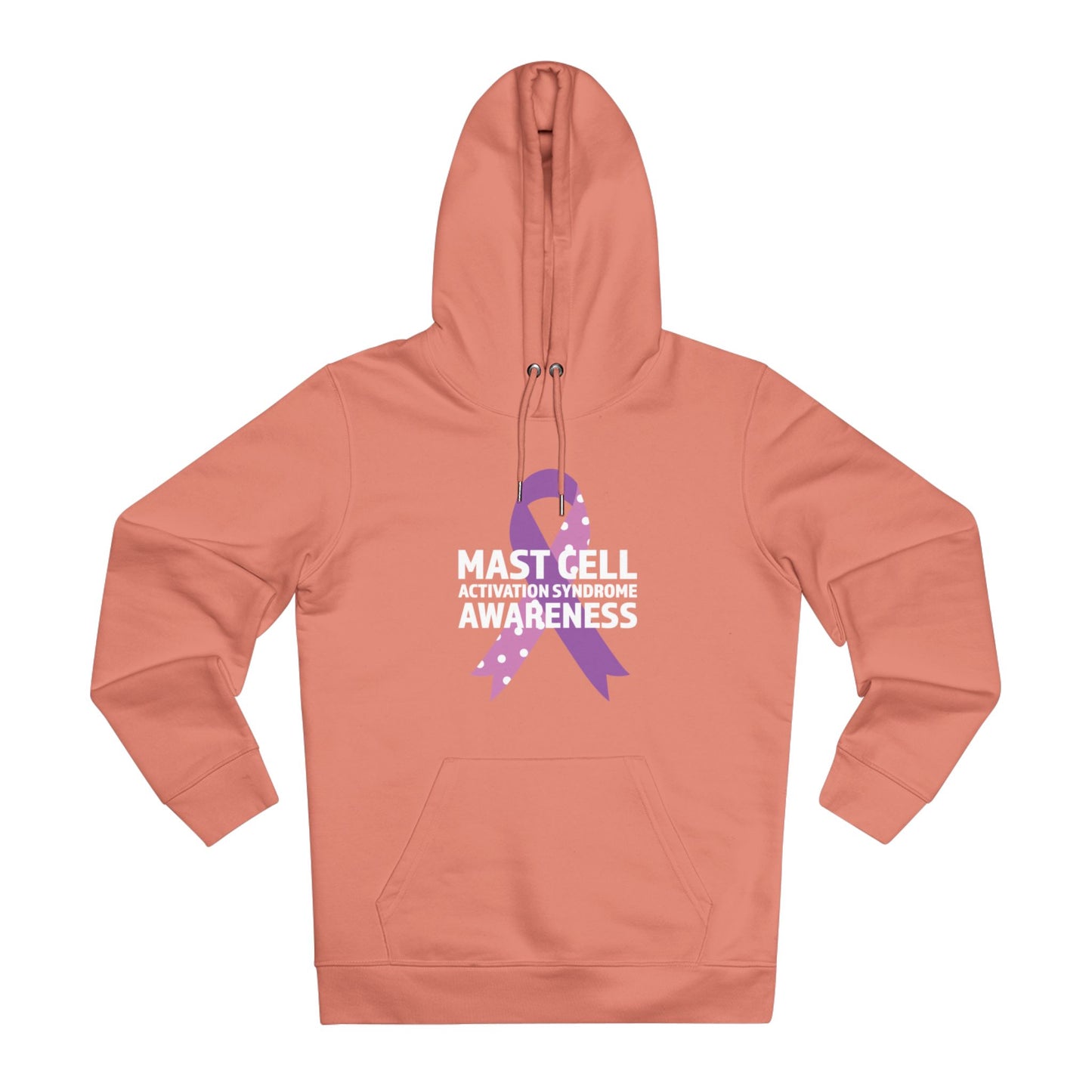 Awareness Ribbon - Mast Cell Activation Syndrome | Unisex Heavy Blend Organic Hoodie Sweatshirt