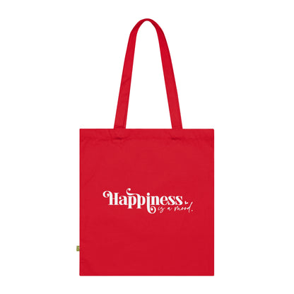 Happiness is a Mood, Organic Tote (Colorful), Printed