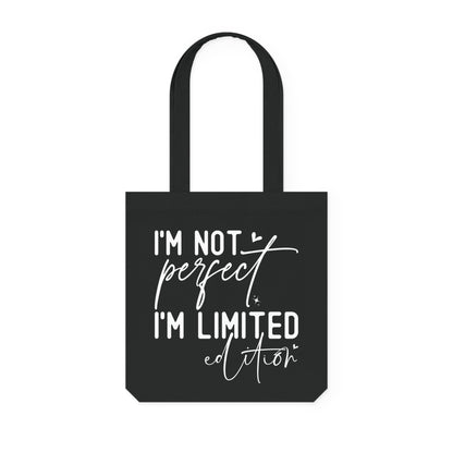 I'm Not Perfect, Organic Tote, Printed