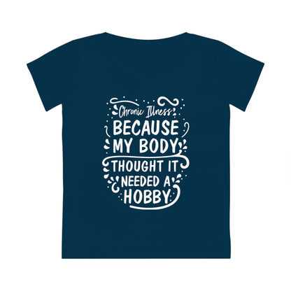 My Body Thought it Needed a Hobby, Women's Jazzer T-shirt (Dark), Printed