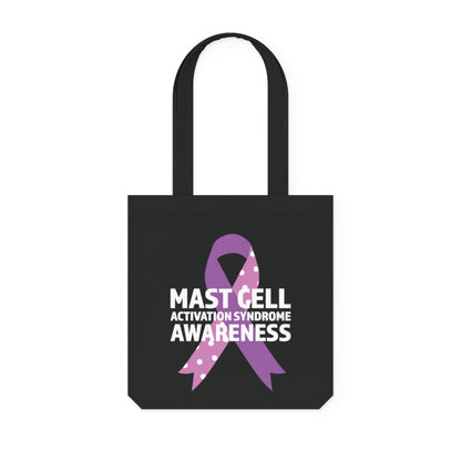 Awareness Ribbon - Mast Cell Activation Syndrome, Organic Tote, Printed