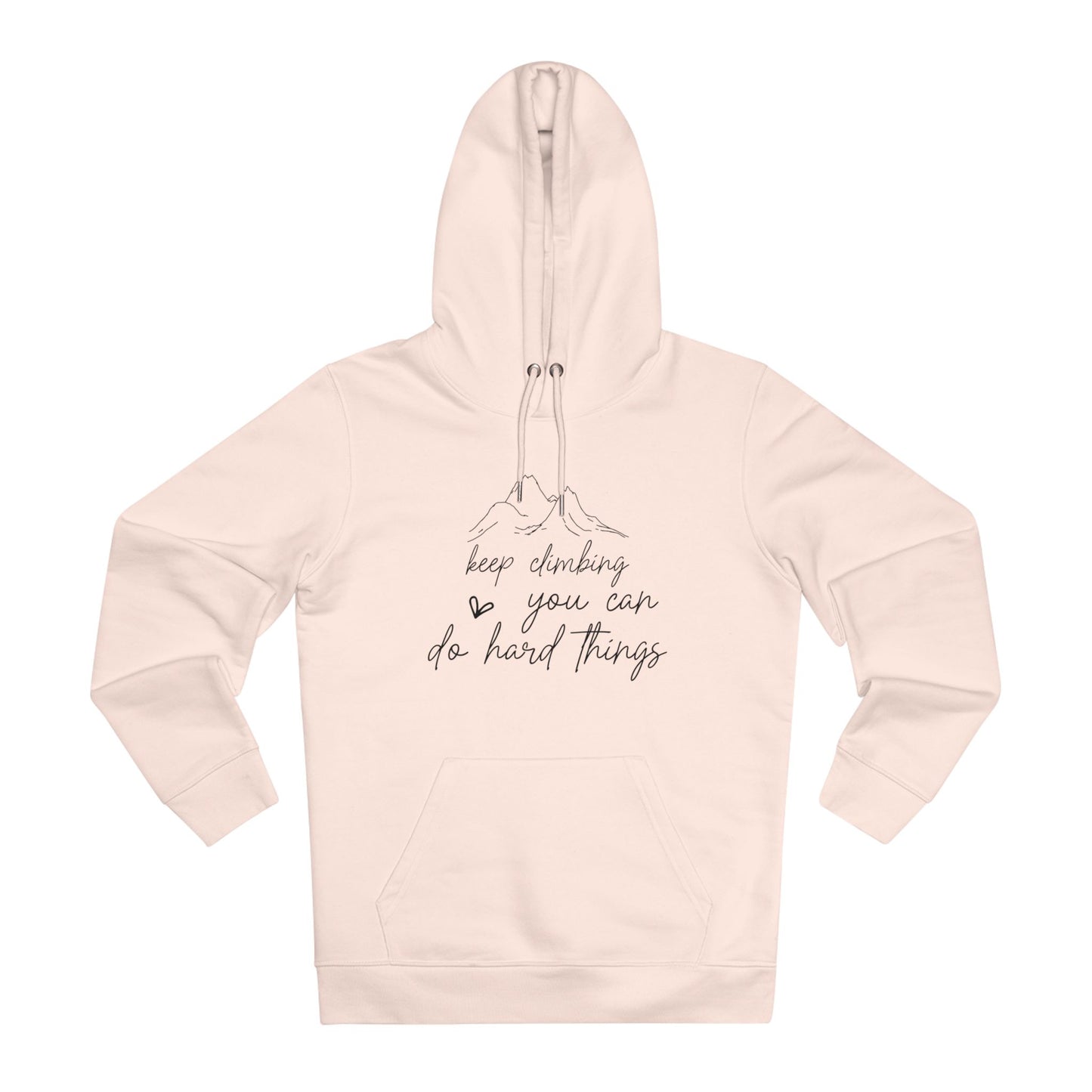 Keep Climbing in Pastel Aesthetic | Unisex Heavy Blend Organic Hoodie Sweatshirt