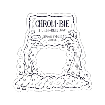 Chrombie, Sticker (Black)