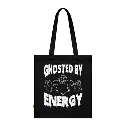 Ghosted by Energy with Spooky Ghosts, Organic Tote (Colorful), Printed