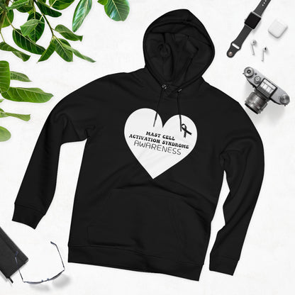 Awareness Heart - Mast Cell Activation Syndrome | Unisex Heavy Blend Organic Hoodie Sweatshirt