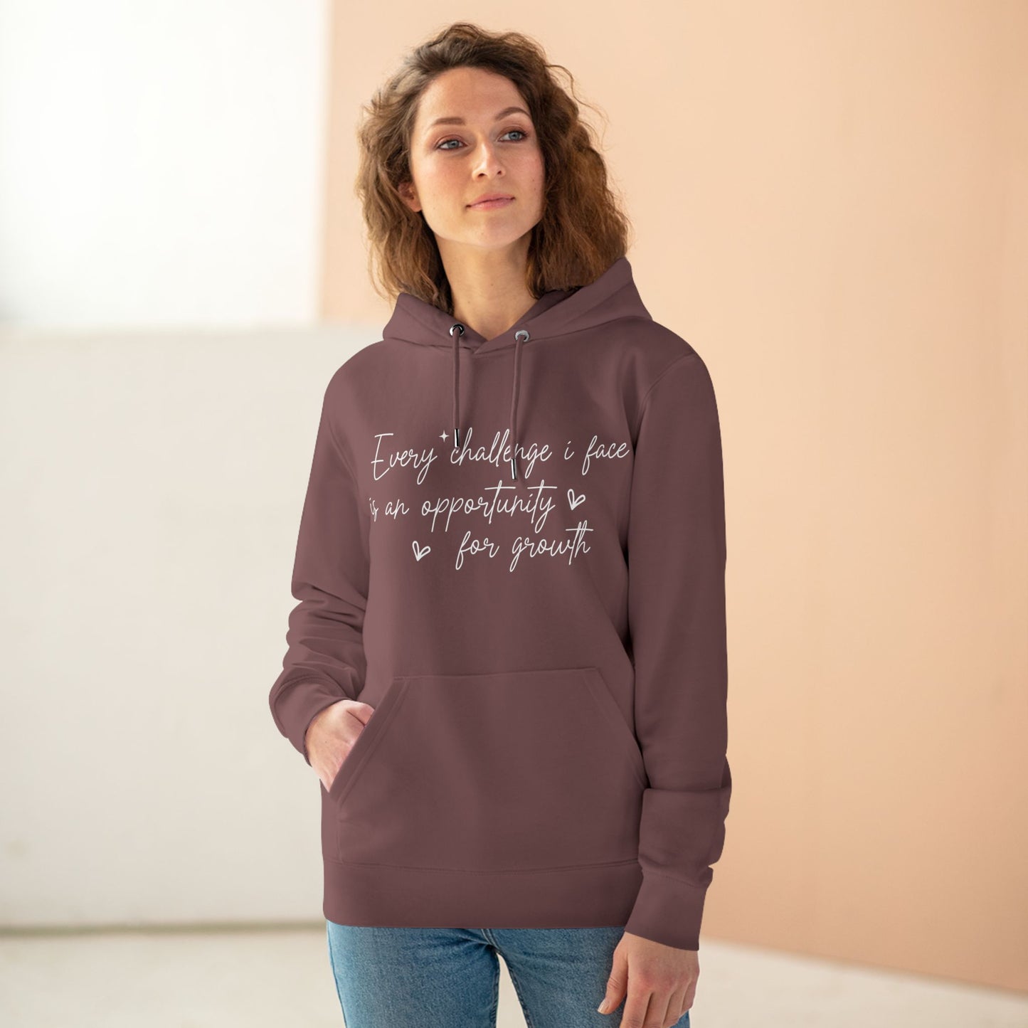 Every Challenge I Face | Unisex Heavy Blend Organic Hoodie Sweatshirt