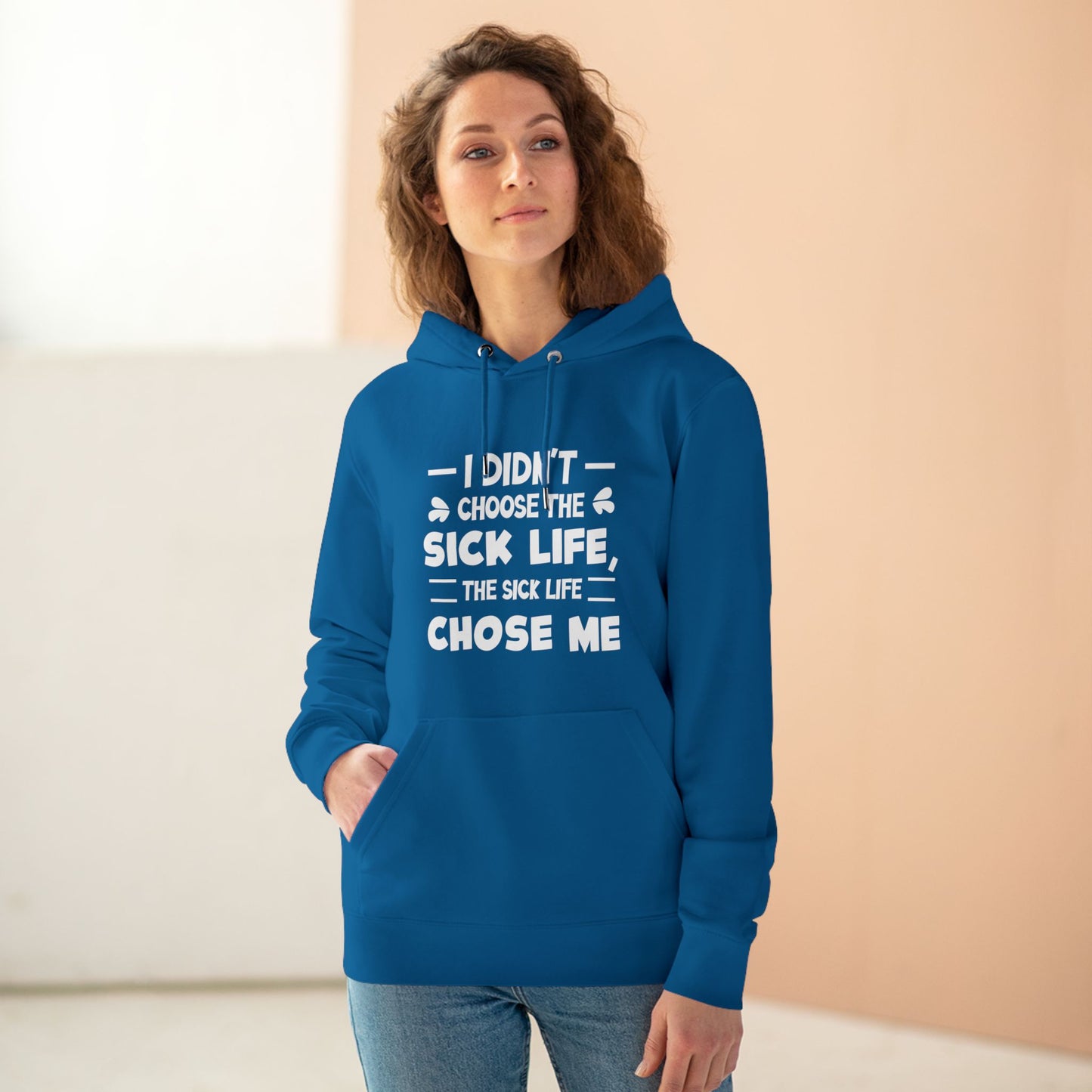 I Didn't Choose the Sick Life | Unisex Heavy Blend Organic Hoodie Sweatshirt