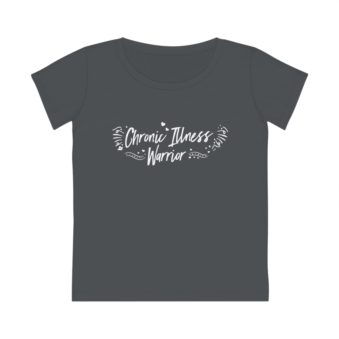 Chronic Illness Warrior, Women's Jazzer T-shirt (Dark), Printed