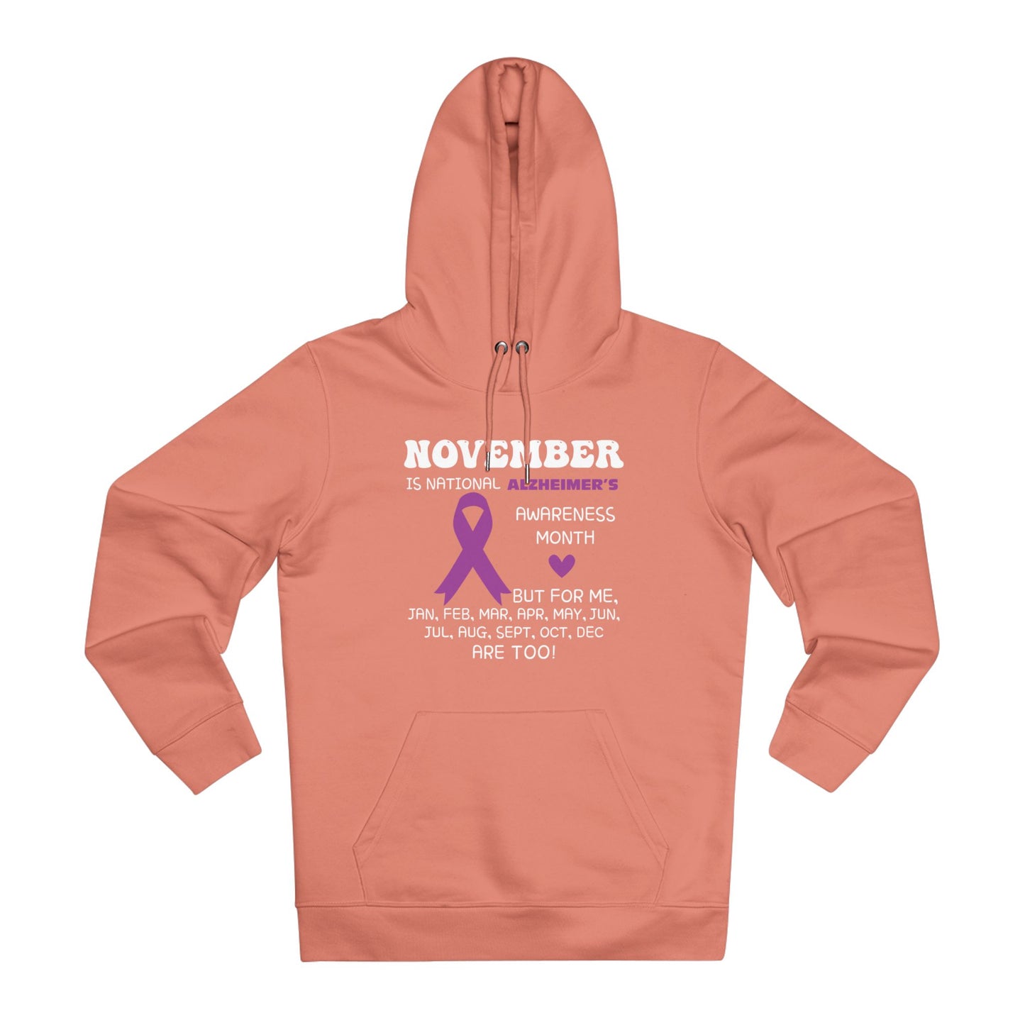 Awareness Month - Alzheimer's | Unisex Heavy Blend Organic Hoodie Sweatshirt