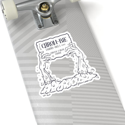 Chrombie, Sticker (Black)