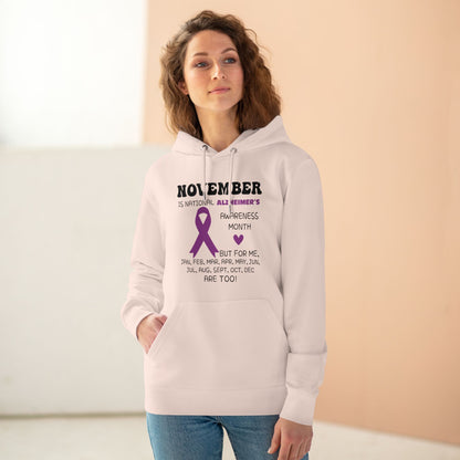 Awareness Month - Alzheimer's in Pastel Aesthetic | Unisex Heavy Blend Organic Hoodie Sweatshirt