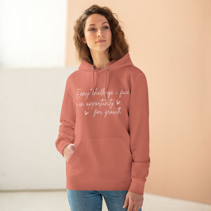 Every Challenge I Face | Unisex Heavy Blend Organic Hoodie Sweatshirt