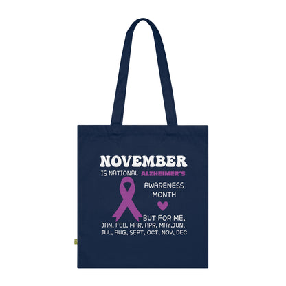 Awareness Month - Alzheimer's, Organic Tote (Colorful), Printed