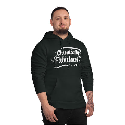 Chronically Fabulous, Unisex Organic Drummer Hoodie, Printed