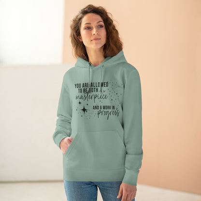 Masterpiece Work in Progress in Pastel Aesthetic | Unisex Heavy Blend Organic Hoodie Sweatshirt