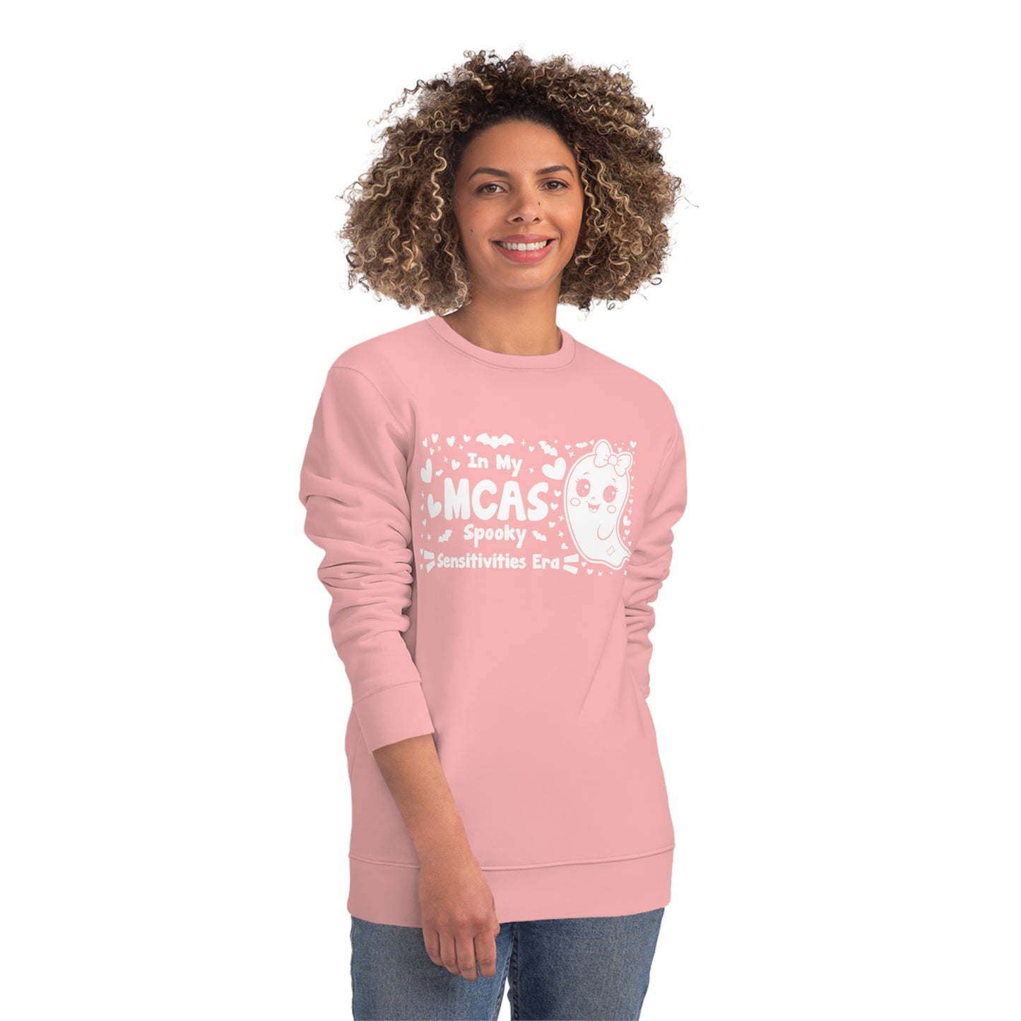 In My MCAS Spooky Sensitivities Era, Unisex Organic Sweatshirt, Printed