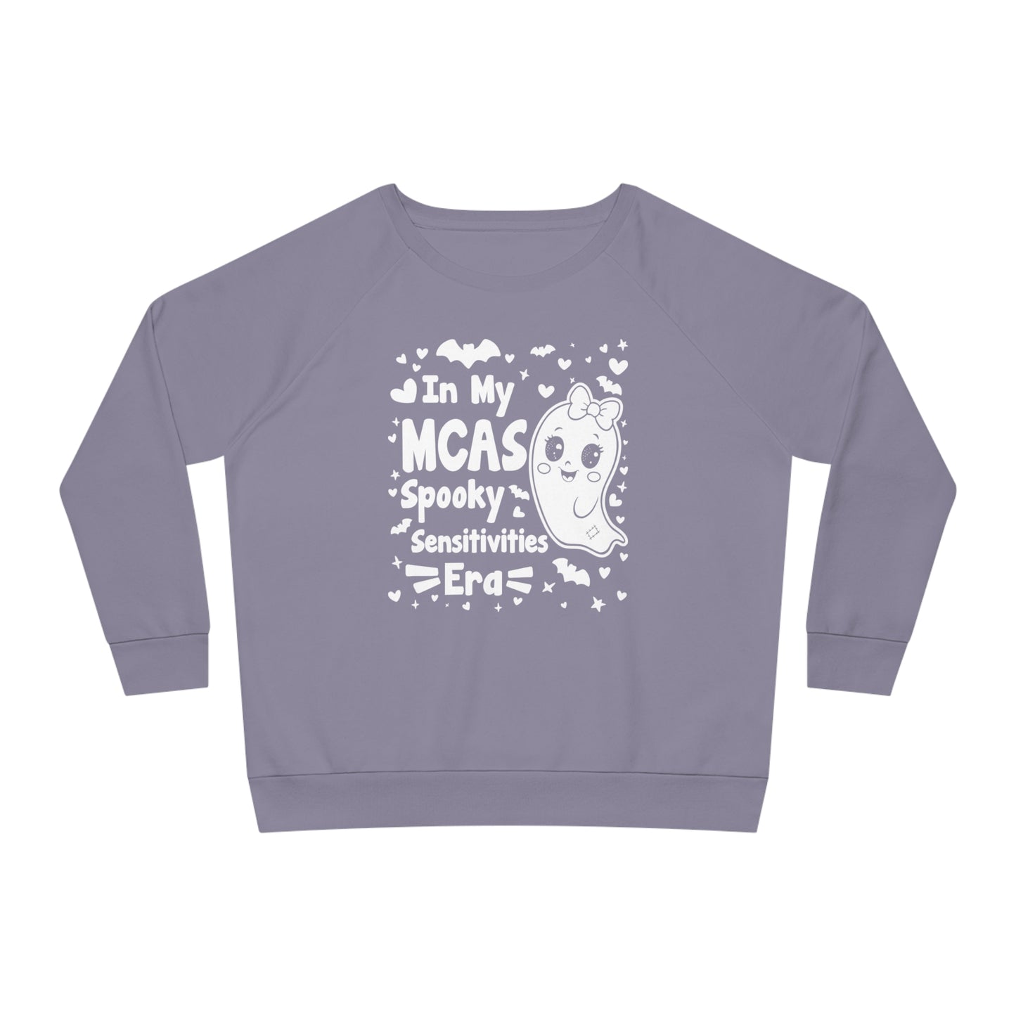 In My MCAS Spooky Sensitivities Era, Women's Dazzler Relaxed Organic Fit Sweatshirt, Printed