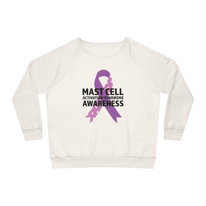 Awareness Ribbon - Mast Cell Activation Syndrome, Women's Dazzler Relaxed Organic Fit Sweatshirt, Printed