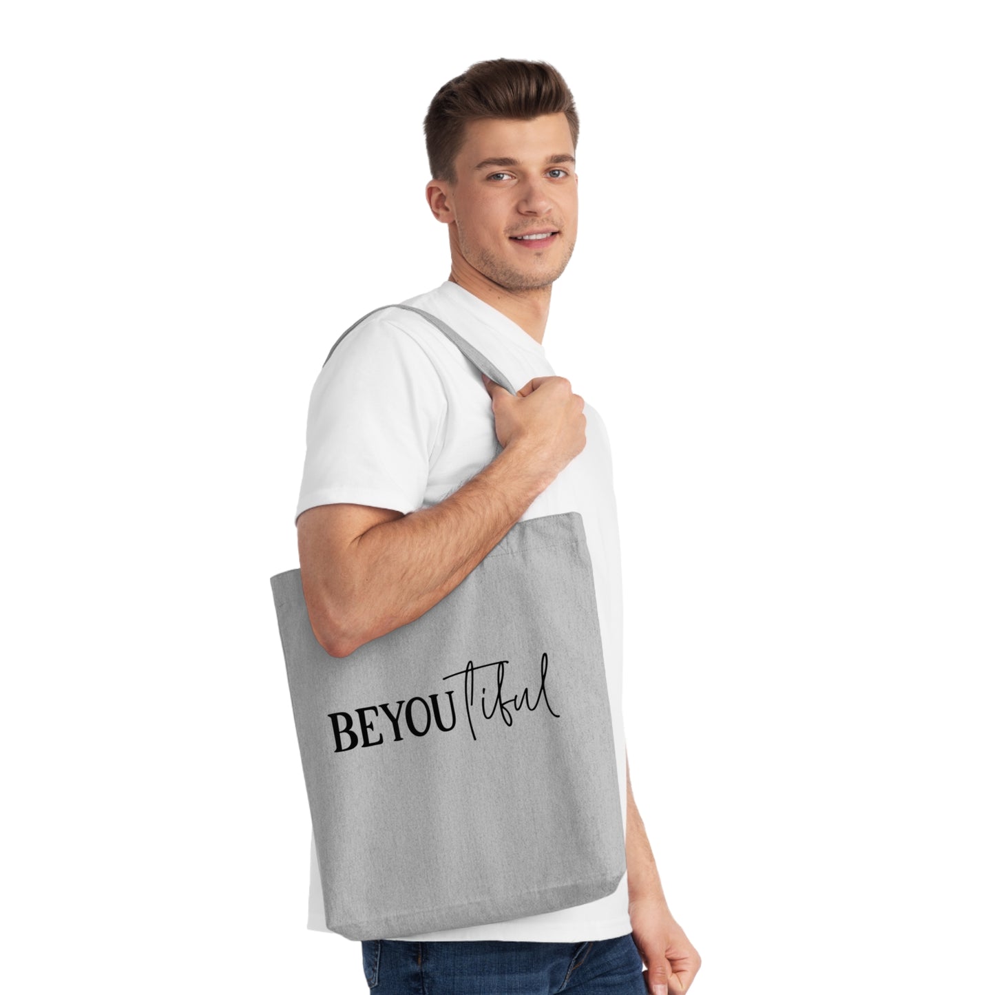 BeYOUtiful, Organic Tote, Printed