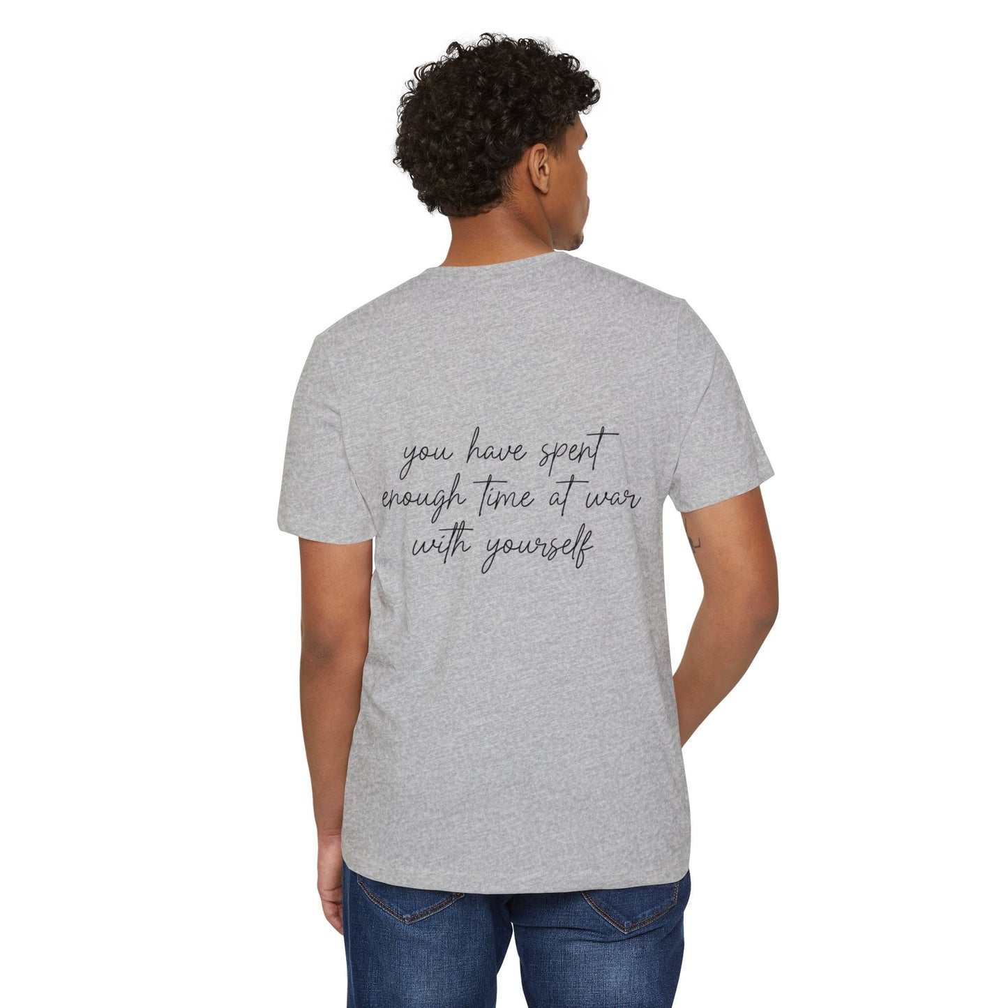 Just Breathe, Unisex Organic Cotton T-shirt, Printed