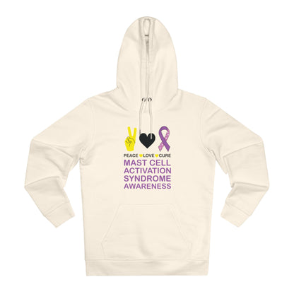 Peace Love Cure - MCAS in Pastel Aesthetic | Unisex Heavy Blend Organic Hoodie Sweatshirt