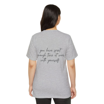 Just Breathe, Unisex Organic Cotton T-shirt, Printed