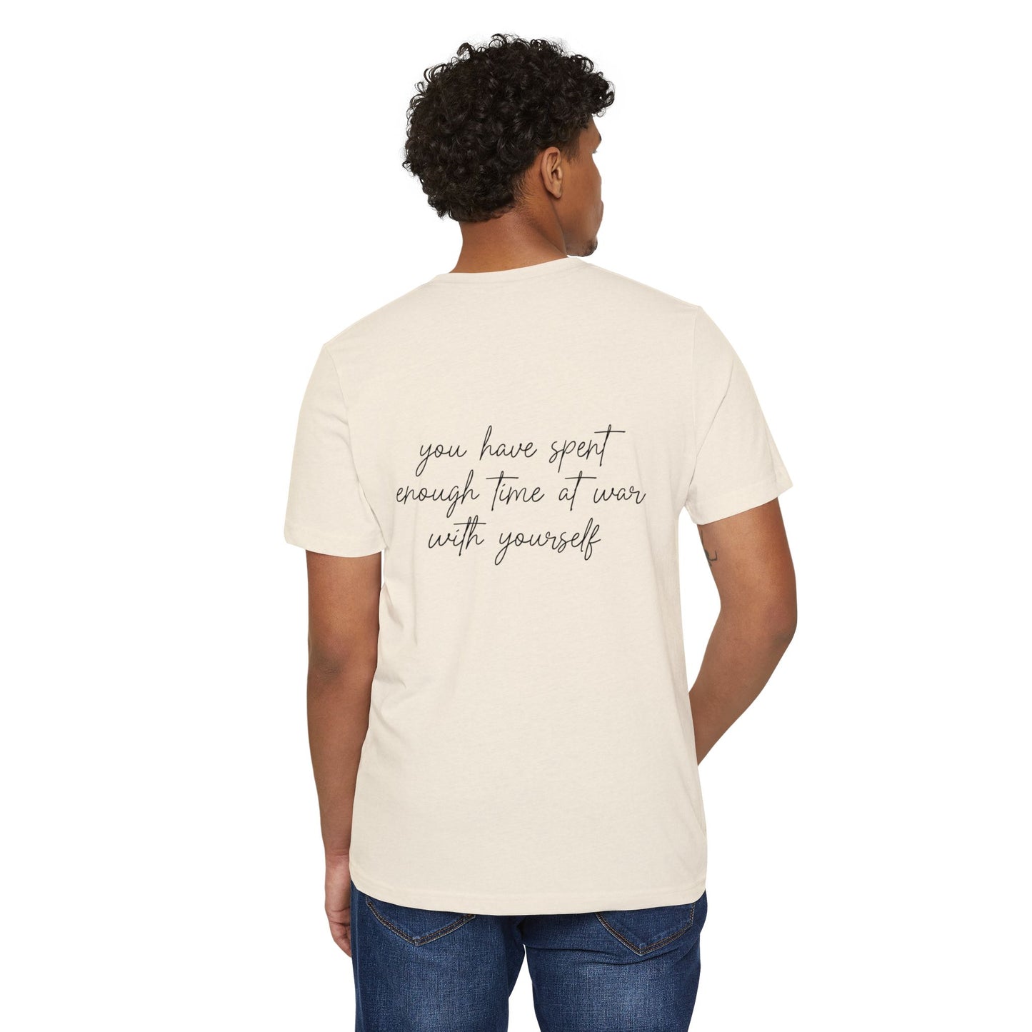 Just Breathe, Unisex Organic Cotton T-shirt, Printed