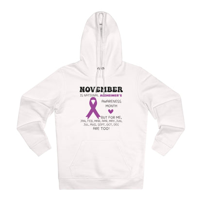 Awareness Month - Alzheimer's in Pastel Aesthetic | Unisex Heavy Blend Organic Hoodie Sweatshirt