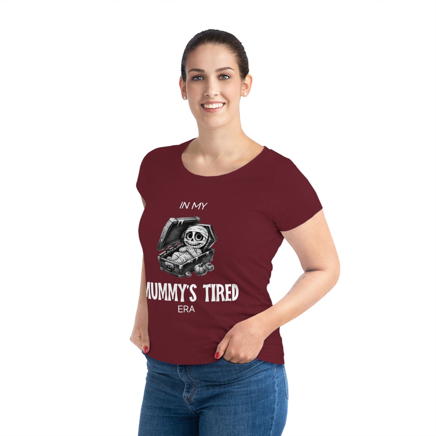 In My Mummy’s Tired Era, Women's Jazzer T-shirt (Dark), Printed