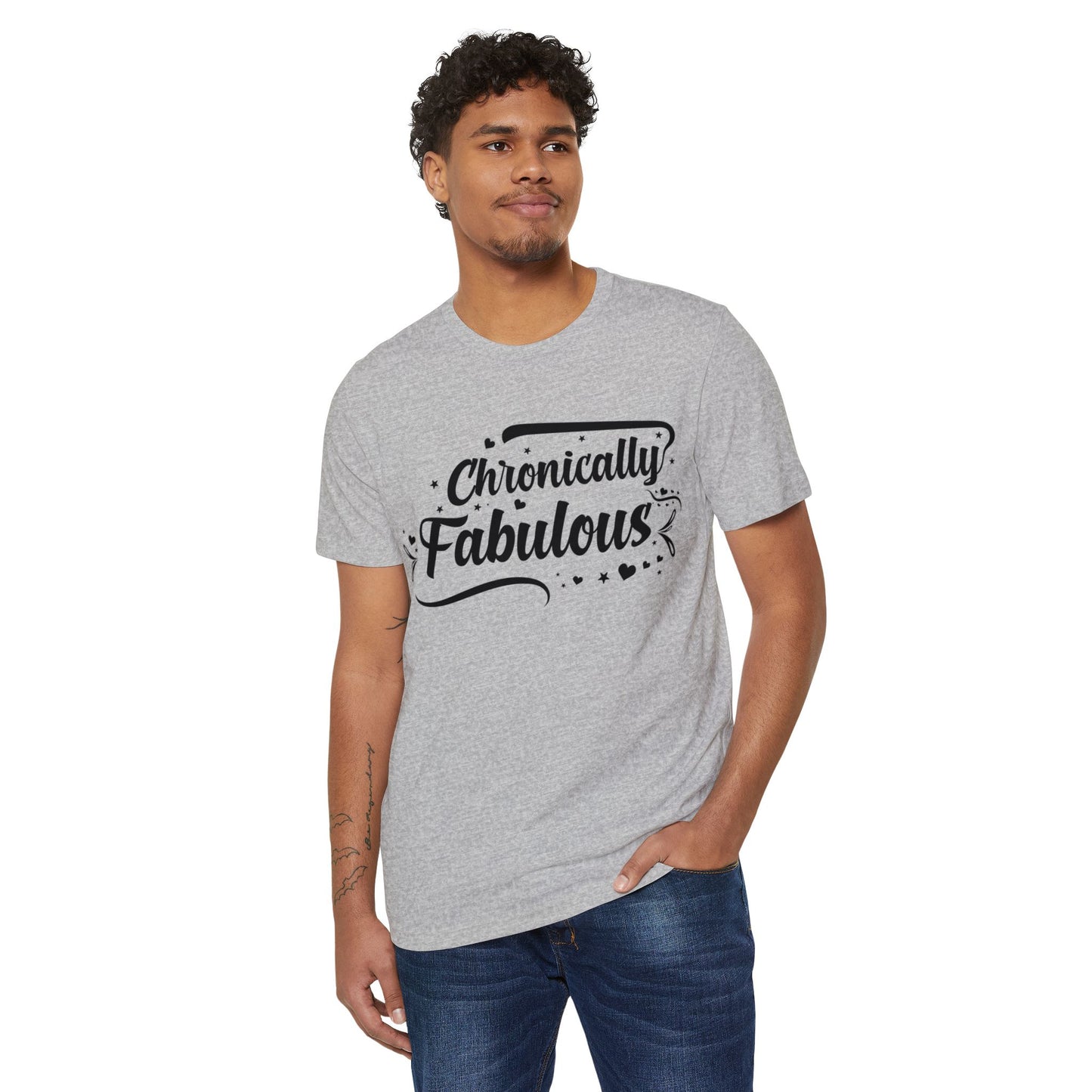 Chronically Fabulous, Unisex Organic Cotton T-shirt, Printed