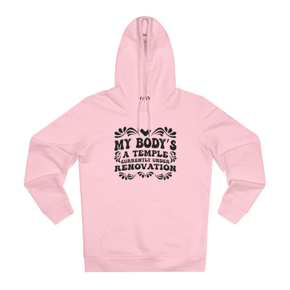 My Body's A Temple... in Pastel Aesthetic | Unisex Heavy Blend Organic Hoodie Sweatshirt