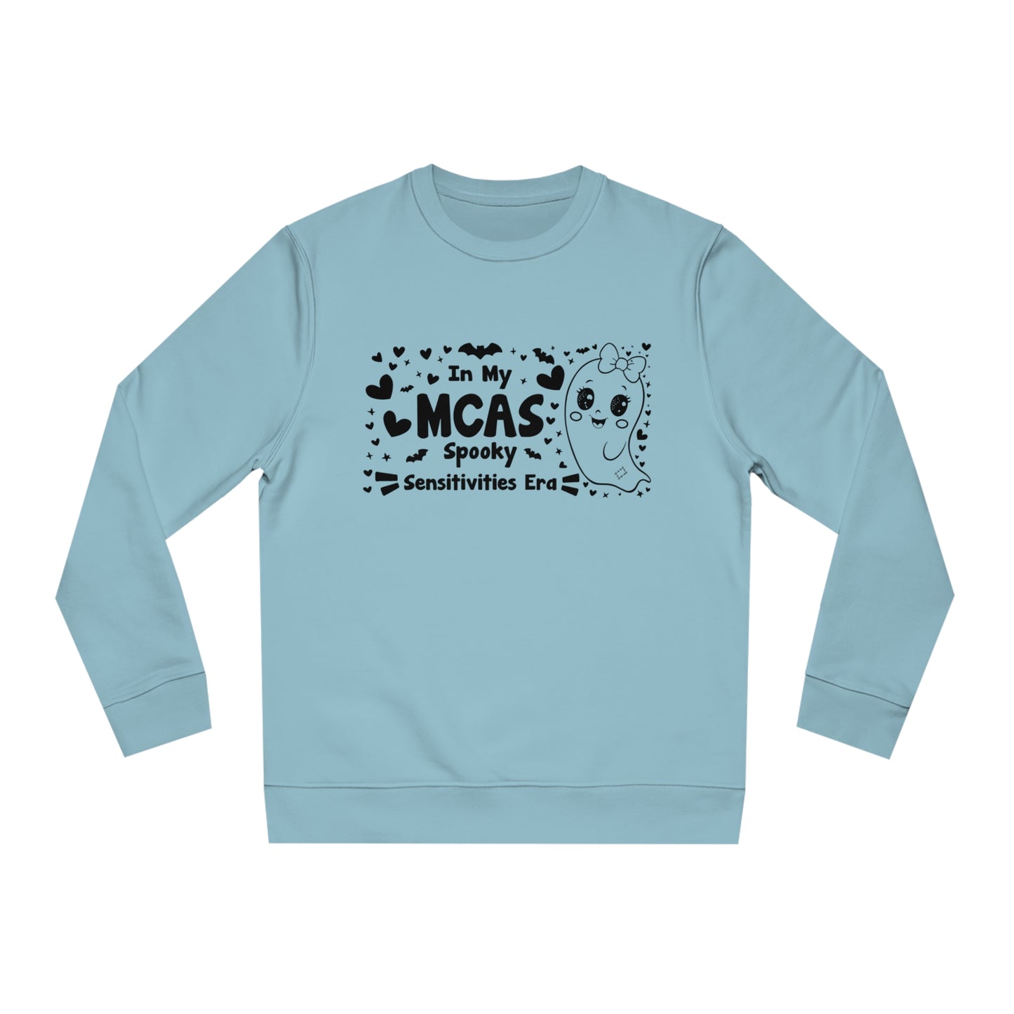 In My MCAS Spooky Sensitivities Era, Unisex Organic Sweatshirt, Printed