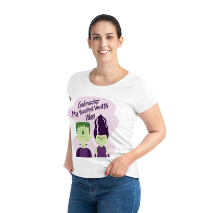 Embracing My Haunted Health Vibes, Women's Jazzer T-shirt (Light), Printed