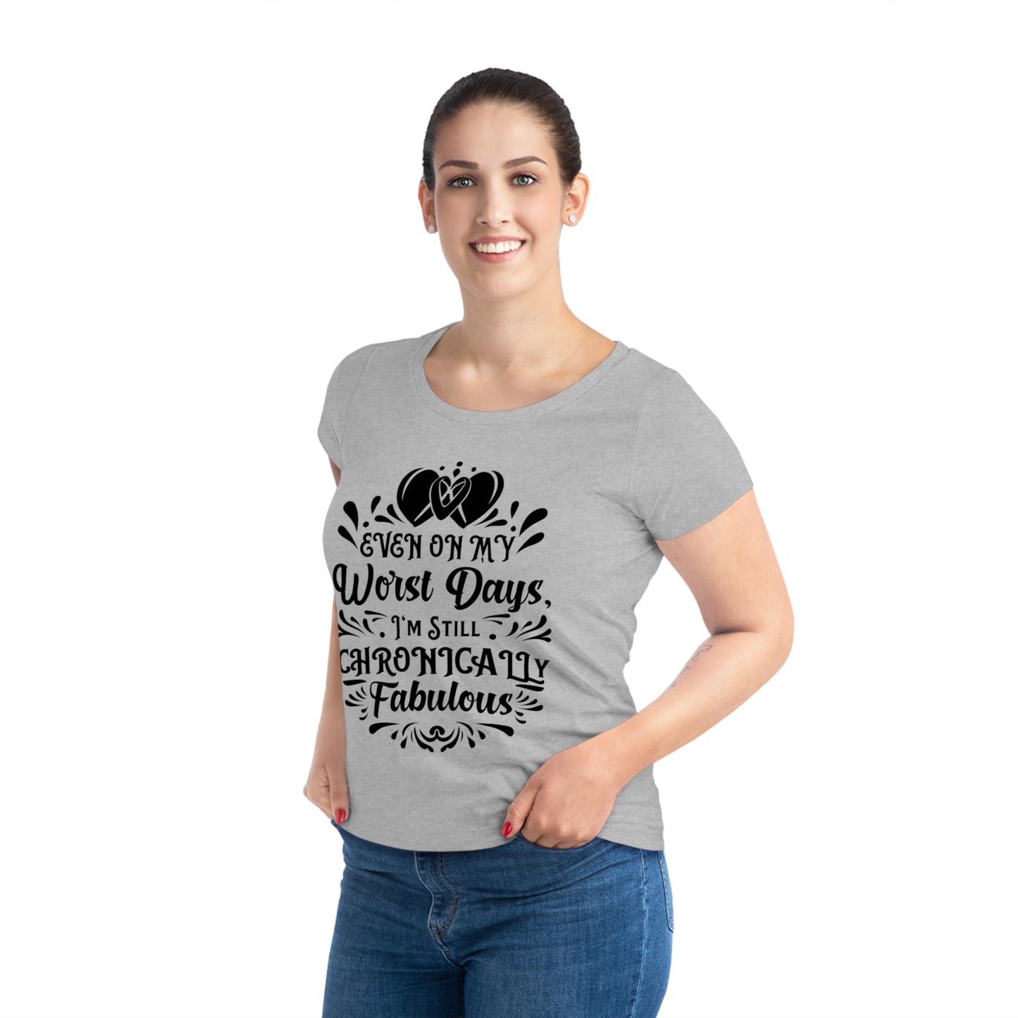 Even on My Worst Days, Women's Jazzer T-shirt (Light), Printed