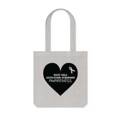 Awareness Heart - Mast Cell Activation Syndrome, Organic Tote, Printed