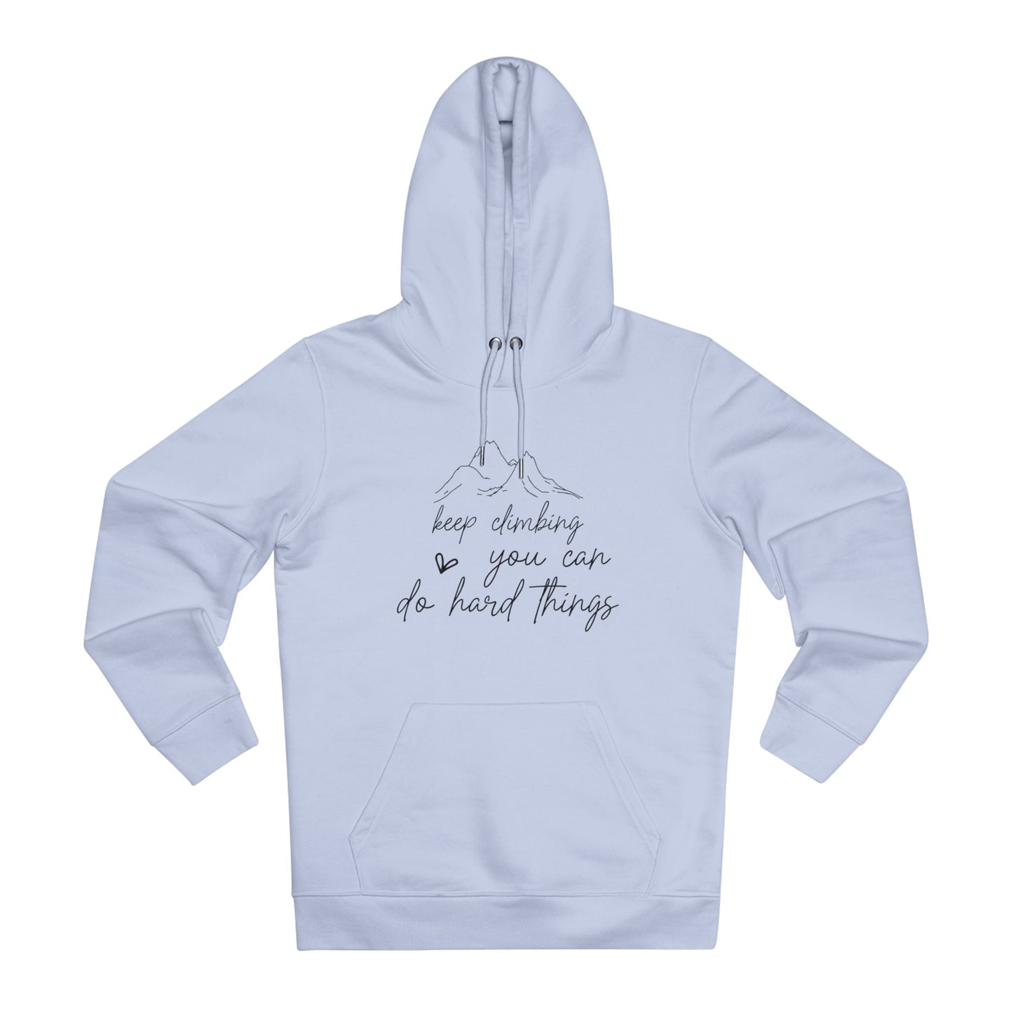 Keep Climbing in Pastel Aesthetic | Unisex Heavy Blend Organic Hoodie Sweatshirt