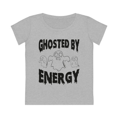 Ghosted by Energy with Spooky Ghosts, Women's Jazzer T-shirt (Light), Printed