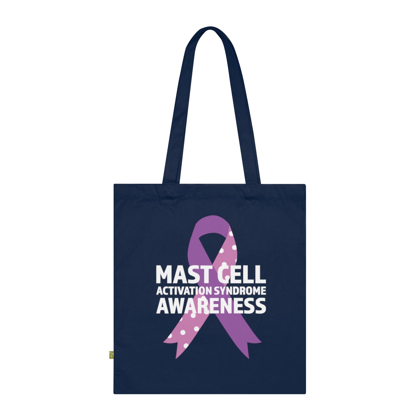 Awareness Ribbon - Mast Cell Activation Syndrome, Organic Tote (Colorful), Printed