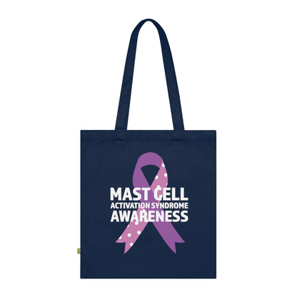 Awareness Ribbon - Mast Cell Activation Syndrome, Organic Tote (Colorful), Printed