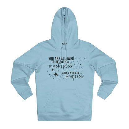 Masterpiece Work in Progress in Pastel Aesthetic | Unisex Heavy Blend Organic Hoodie Sweatshirt