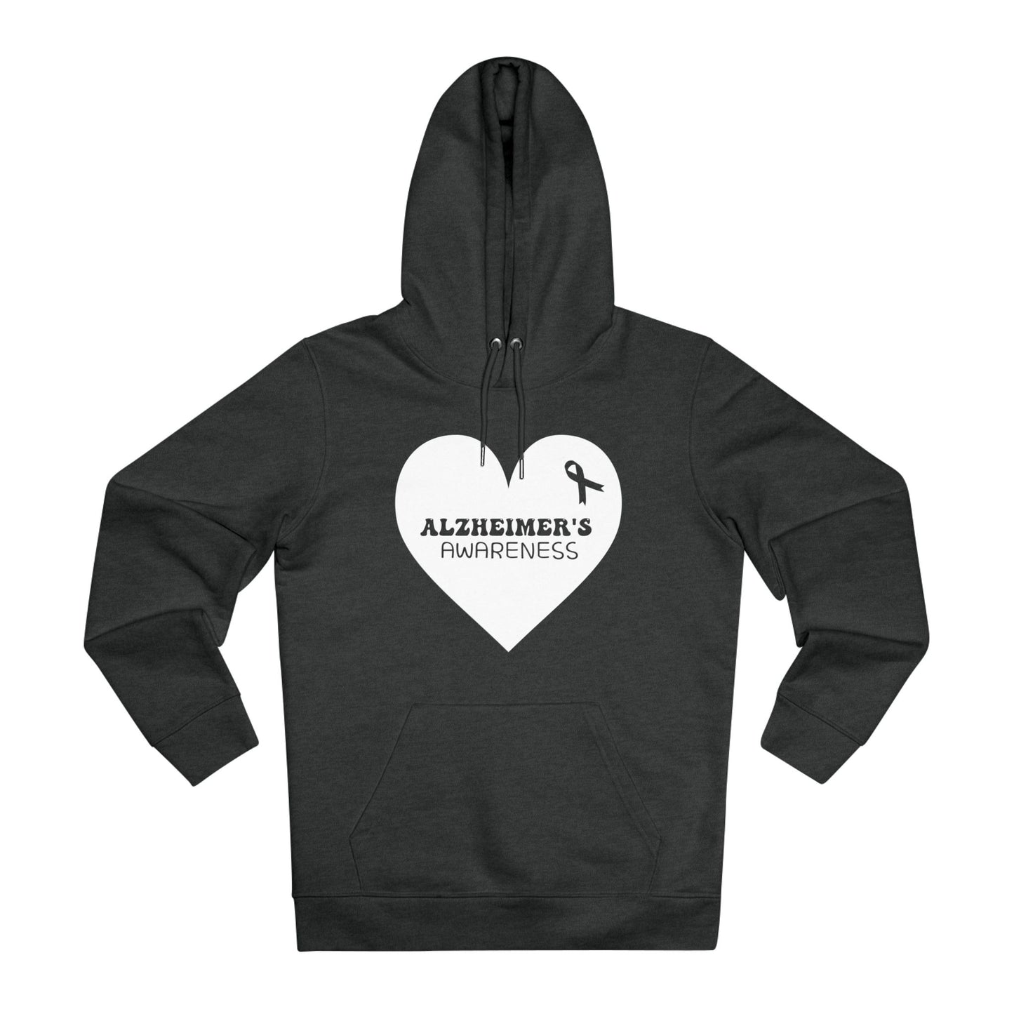 Awareness Heart - Alzheimer's | Unisex Heavy Blend Organic Hoodie Sweatshirt