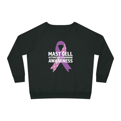 Awareness Ribbon - Mast Cell Activation Syndrome, Women's Dazzler Relaxed Organic Fit Sweatshirt, Printed